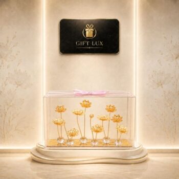 Hồ hoa sen dát vàng 24K quà tặng cao cấp kích thước 47x16x39cm GL-CC07 - Ảnh đại diện
